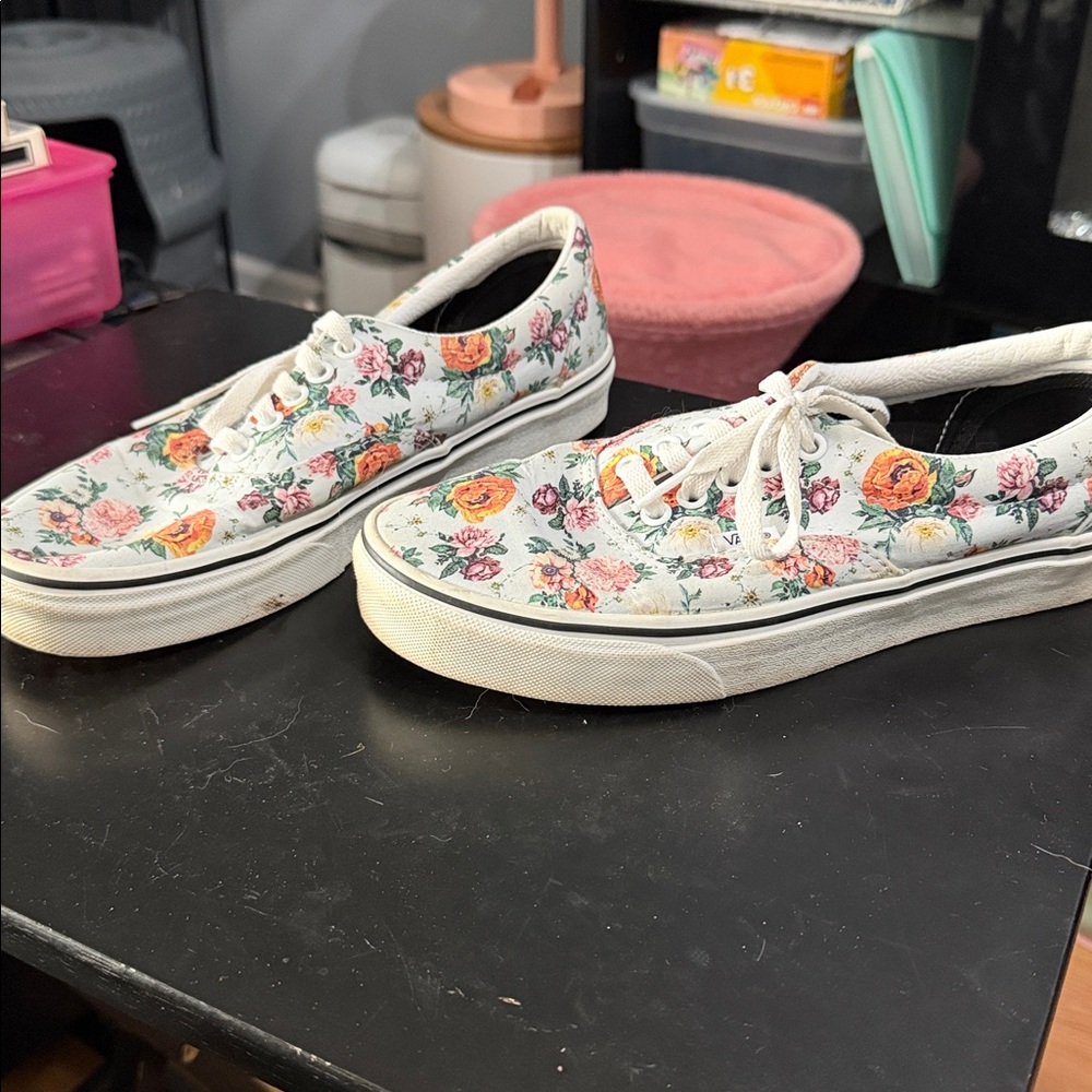 Vans Era Garden Floral Multicolor Skate Shoes - Picture 4 of 5